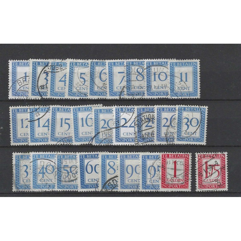 Netherlands P80-106  Postage due 1947  VFU/used  CV 16 €