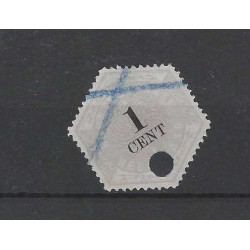 Nederland TG1  Telegram 1Gld  VFU/gebr  CV 45 €
