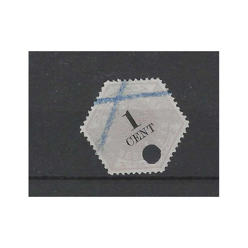 Nederland TG1  Telegram 1Gld  VFU/gebr  CV 45 €