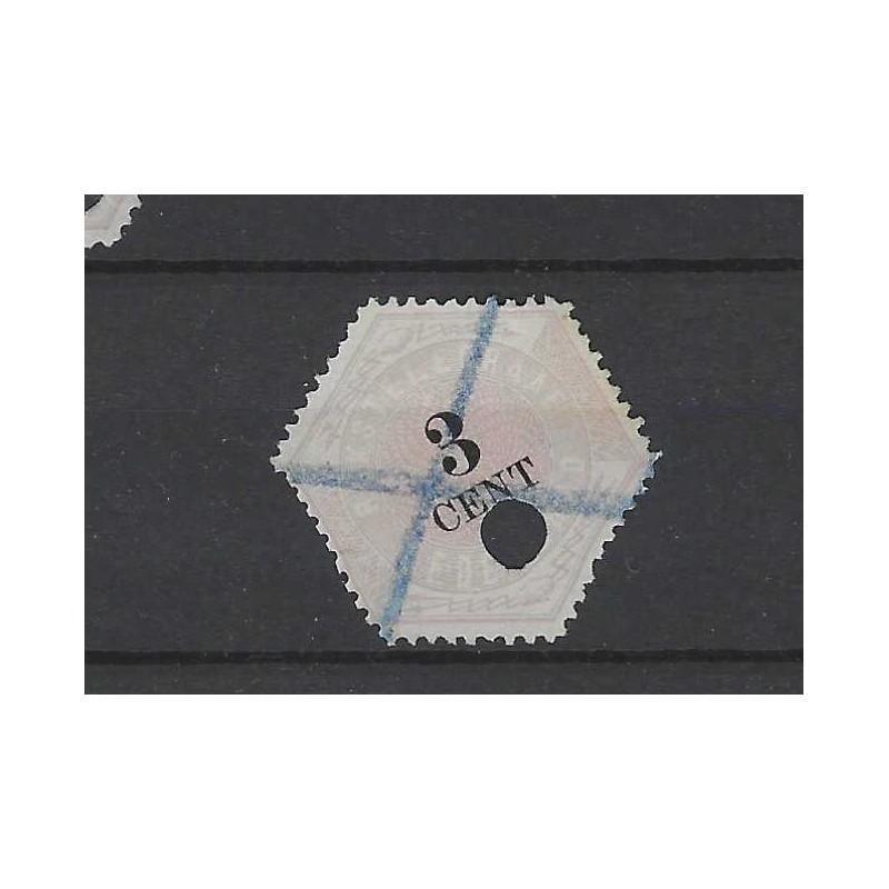 Nederland TG2 Telegram 3 ct  VFU/gebr  CV 45 €