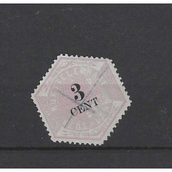 Netherlands TG2 Telegram 3 ct  VFU/used  CV 50++ €