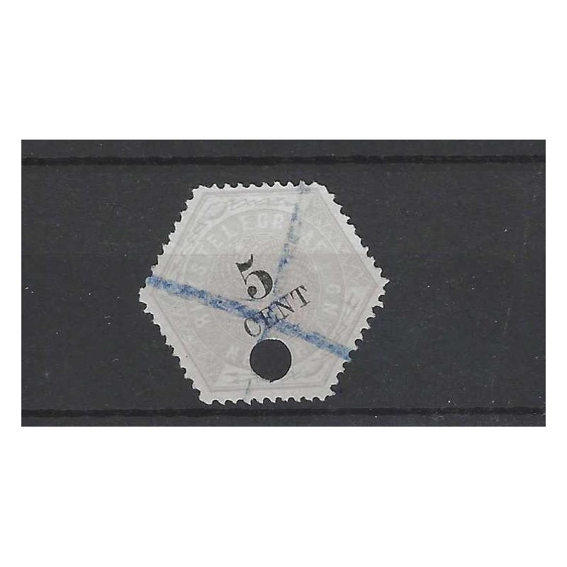 Nederland TG3 Telegram 5 ct  VFU/gebr  CV 11 €