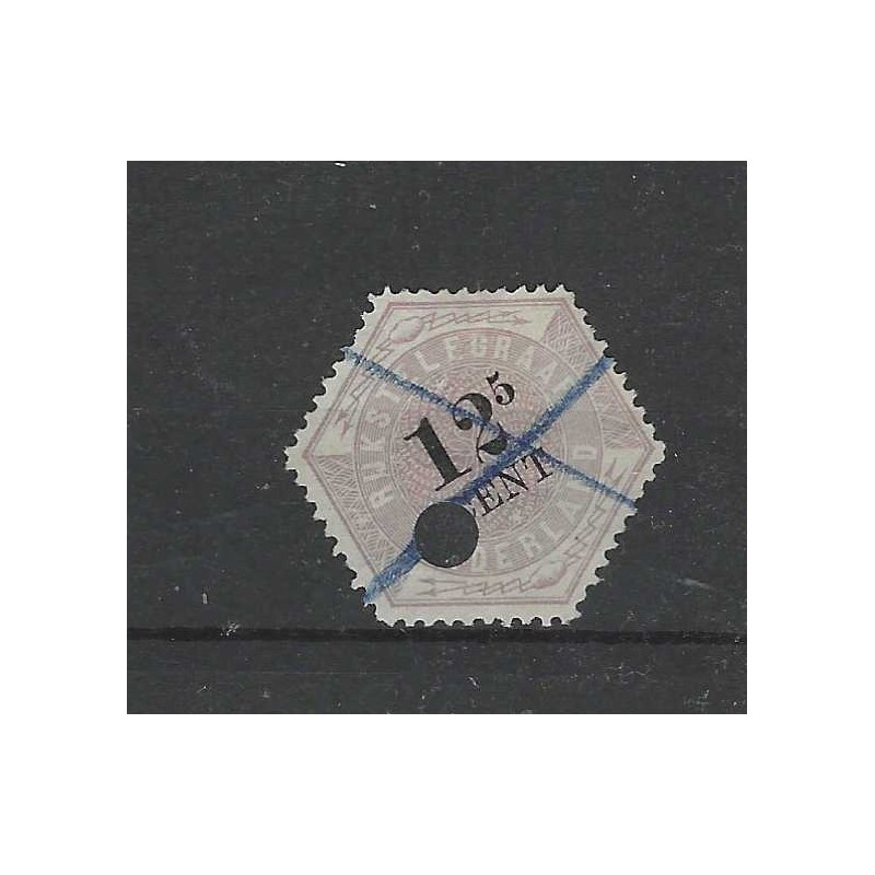 Nederland TG4 Telegram 12,5 ct  VFU/gebr  CV 200 €