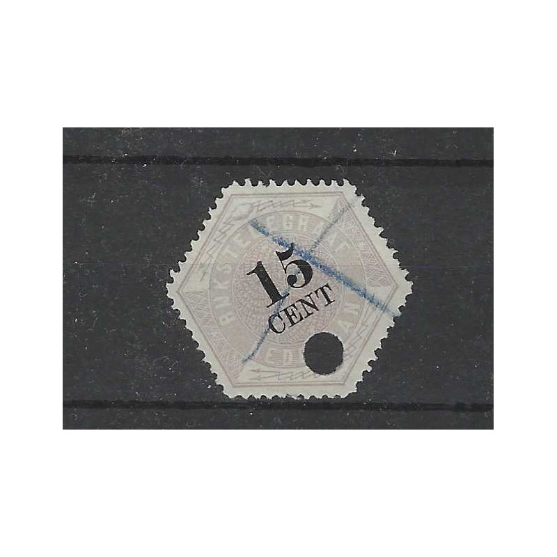 Nederland TG5 Telegram 15 ct  VFU/gebr  CV 40 €