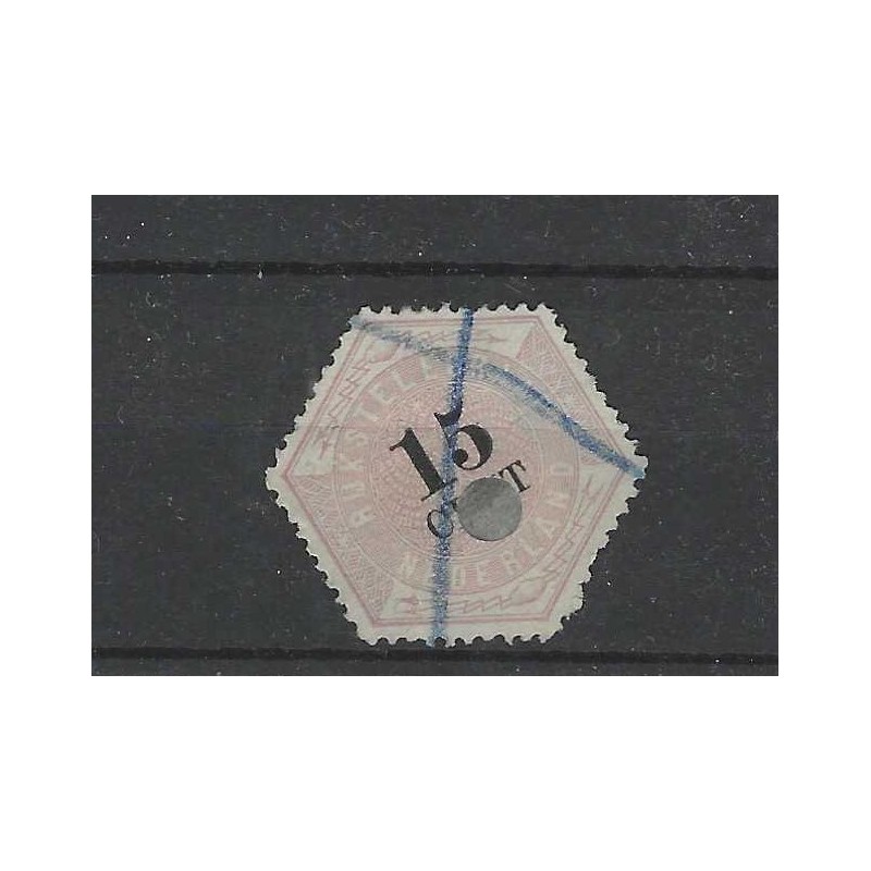 Nederland TG5 Telegram 15 ct  VFU/gebr  CV 40 €