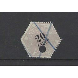 Nederland TG6 Telegram 20 ct  VFU/gebr  CV 17 €