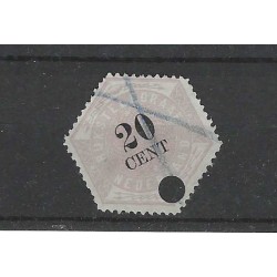 Nederland TG6 Telegram 20 ct  VFU/gebr  CV 17 €