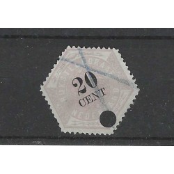 Netherlands TG6 Telegram 20 ct  VFU/used  CV 17 €