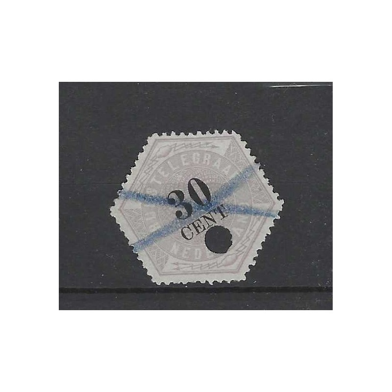 Nederland TG8 Telegram 30 ct  VFU/gebr  CV 28 €