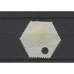 Nederland TG8 Telegram 30 ct  VFU/gebr  CV 28 € zonder aniline strepen