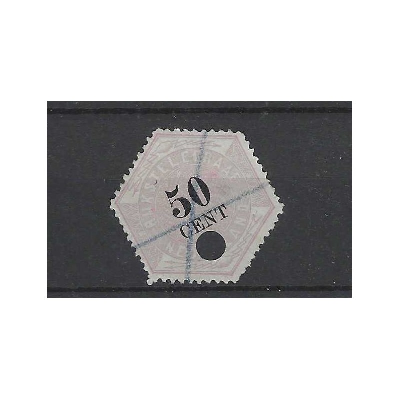Nederland TG9 Telegram 50 ct  VFU/gebr  CV 28 €