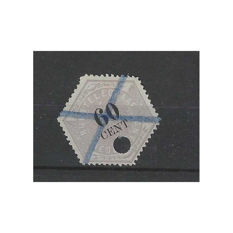 Nederland TG10 Telegram 60 ct  VFU/gebr  CV 50 €