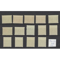 Nederland  R57-70 Hoekroltanding  MNH/postfris CV 253 €