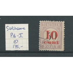Suriname P16-I  Port 1911  VFU/gebr  CV 175 €