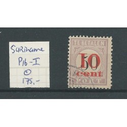 Suriname P16-I  Postage due 1911  VFU/used  CV 175 €