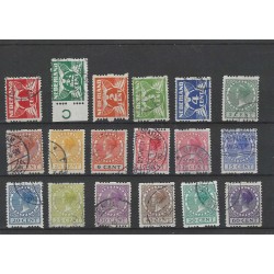 Nederland R1-18 Tweezijdige roltanding z. wm. VFU/gebr  CV 360 €