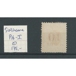 Suriname P16-I  Postage due 1911  VFU/used  CV 175 €