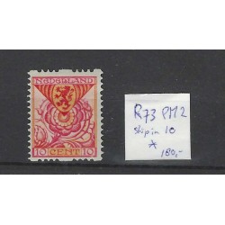 Nederland  R73 PM2  Kind 1925 roltanding "Rode stip in 10"  MH/ongebr CV 180 €