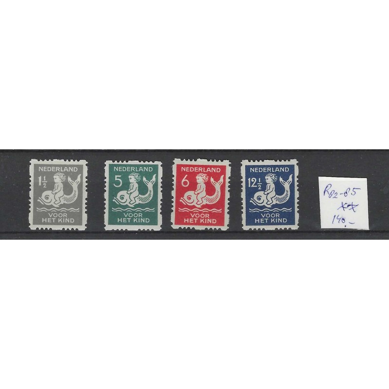 Nederland  R82-85 Kind 1929 roltanding MNH/postfris CV 140 €