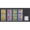 Netherlands  R94-97 Child Welfare 1932 syncopated perforation pair MH / MNH CV 225 €