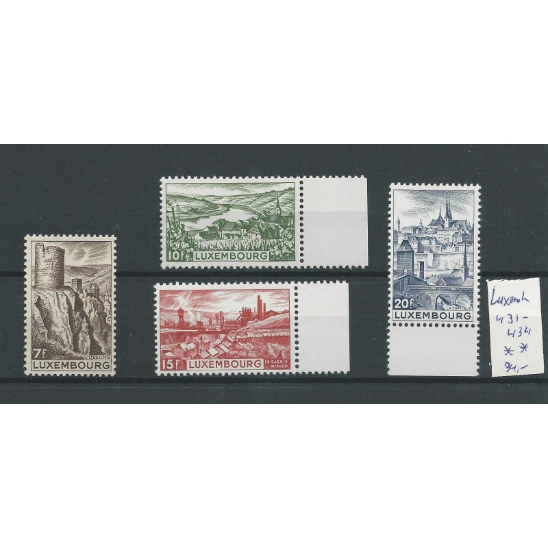 Luxembourg 431-434 Landschaften  MNH  CV 34 €