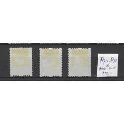 Netherlands R71e-R73e  Syncopated perforation Child Welfare 1925 "Dikke Tand" VFU/used  CV 300 €