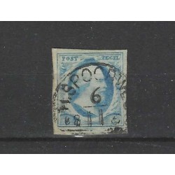 Nederland 1 Willem III "H.SPOORWEG " halfrond CV 150 €