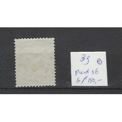 Nederland 39 Wilhelmina met puntstempel 56 VFU/gebr  CV 156 €