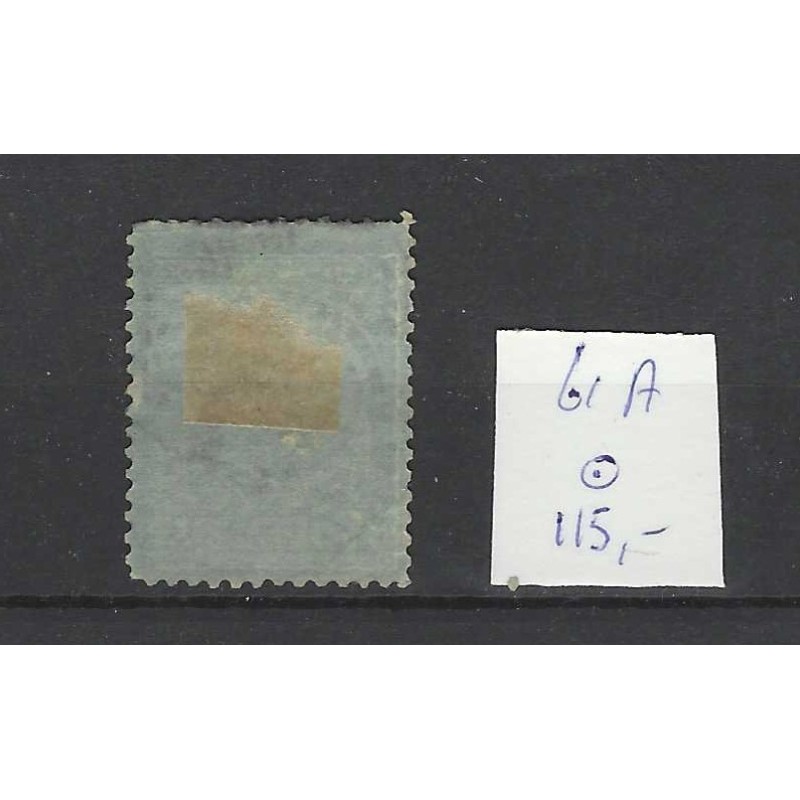 Dutch East Indies 61A  Wilhelmina  VFU/used CV  115 €