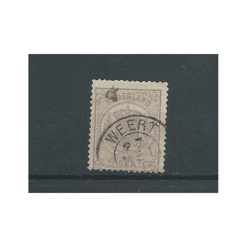 Nederland 18  "WEERT" franco takje VFU/gebr  CV 100++  €