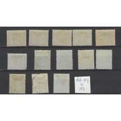 Dutch East Indies 63f-78f  JAVA INVERTED VFU/used CV  255 €
