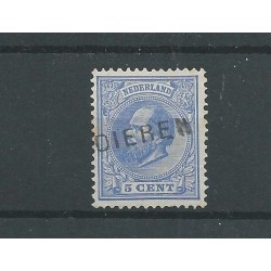 Netherlands 19 with DIEREN straight-line cancel  VFU/used  CV 10 €
