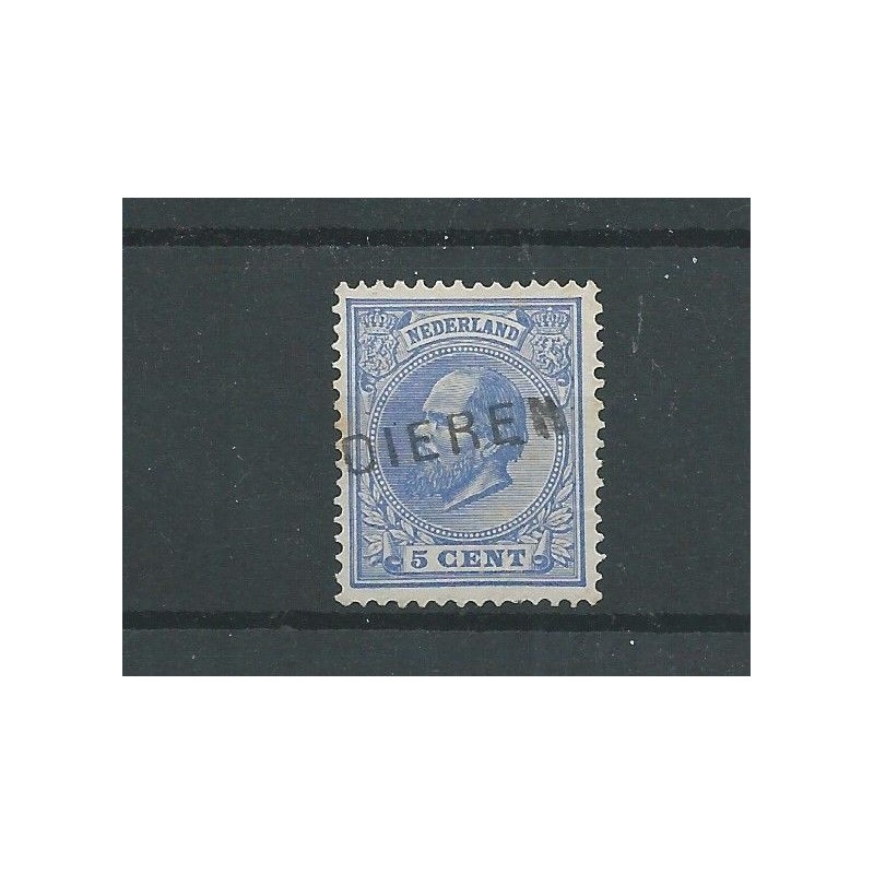 Netherlands 19 with DIEREN straight-line cancel  VFU/used  CV 10 €
