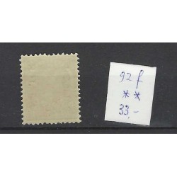Ned. Indie 92f  BEZIT-BUITEN   MNH/postfris CV  33 €