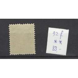 Ned. Indie 92f  BEZIT-BUITEN   MNH/postfris CV  33 €