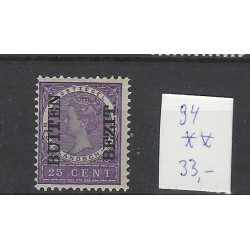 Ned. Indie 94f  BEZIT-BUITEN   MNH/postfris CV  33 €