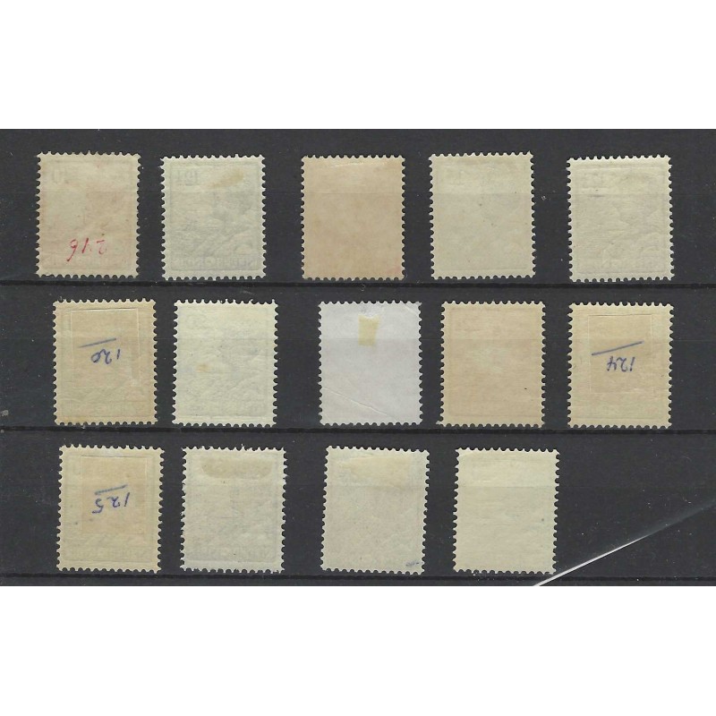 Dutch East Indies 115-128 Wilhelmina  MH/unused CV  50 €  behalve 123 is VFU