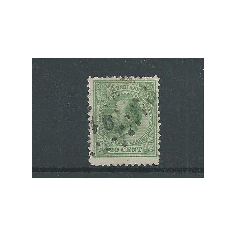 Nederland 24E 11,5x12 kl.gt   Willem III   VFU/gebr  CV 100 €
