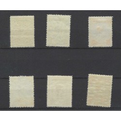 Ned. Indie 129-134 Wilhelmina  MH/ongebr CV  75 €  131, 132 zonder gom