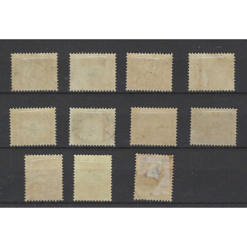 Ned. Indie 149-159  Bandoeng-serie  VFU/gebr CV  325 €