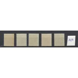Ned. Indie 230-234  A.S.I.B  MNH/postfris CV  20 €