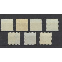 Ned. Indie 246-252 Karbouw MNH/postfris CV  20 €