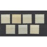 Ned. Indie 246-252 Karbouw MNH/postfris CV  20 €