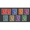 Ned. Indie 274-281 Wilhelmina Konijnenburg MH/ongebr CV 350 €