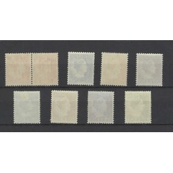 Ned. Indie 274-281 Wilhelmina Konijnenburg MH/ongebr CV 350 €