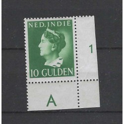 Ned. Indie 288  Wilhelmina Konijnenburg MNH/postfris CV 52 €