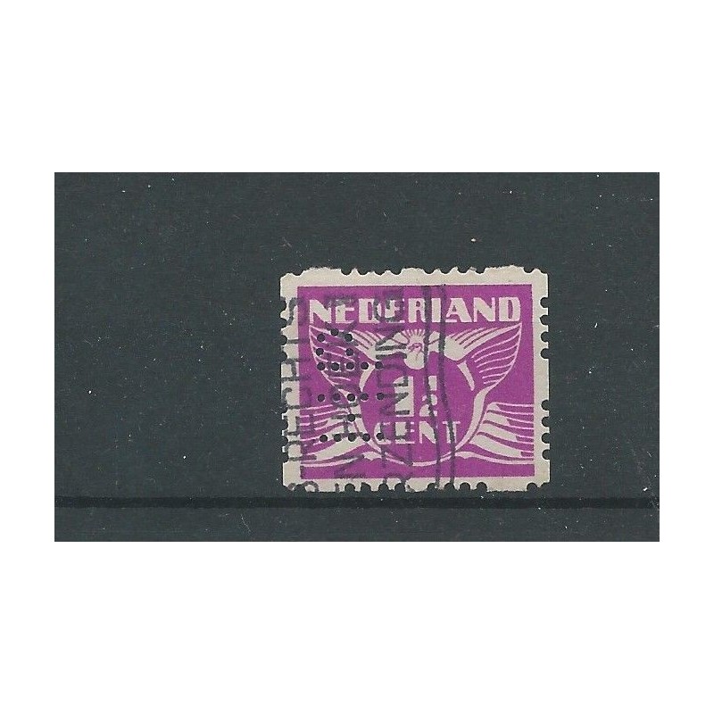 Netherlands R35P with "Gent"  and perfin VFU/used  CV 750 €