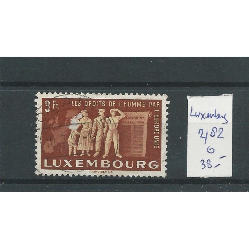 Luxembourg 482  Europäise Einigung  VFU/used   CV 38 €