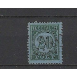 Ned. Indie P4C  Port 1874   met puntstempel 57  VFU/gebr  CV 30+ €