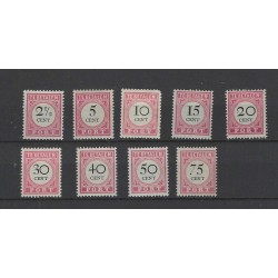 Ned. Indie P14-22  Port 1892  MH/ongebr  CV 180 €